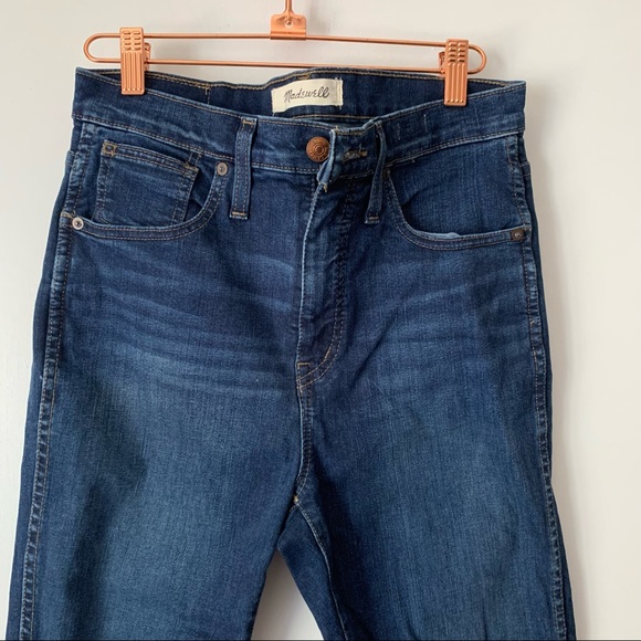 EUC Madewell 10" High-Rise Dark Rinse Skinny Jeans - Picture 2 of 12